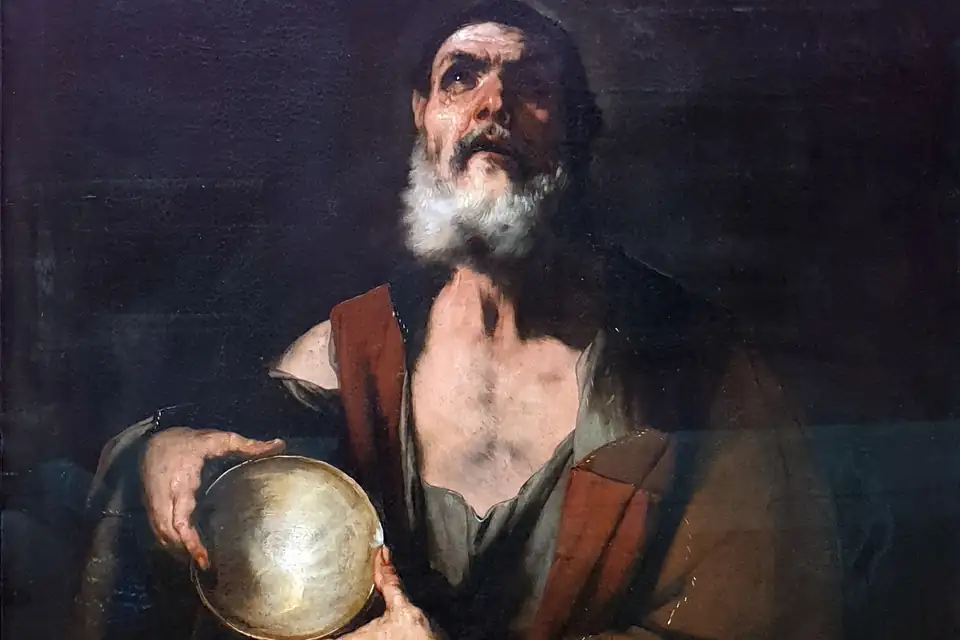 Schilderij van Archimedes, door Luca Giordano.