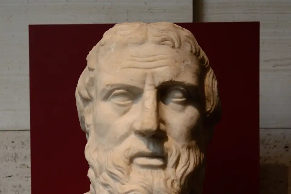 Antieke buste van Herodotus.