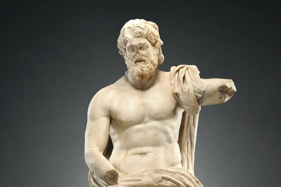 Romeins beeld van Zeus, bekend als de Marbury Hall Zeus.