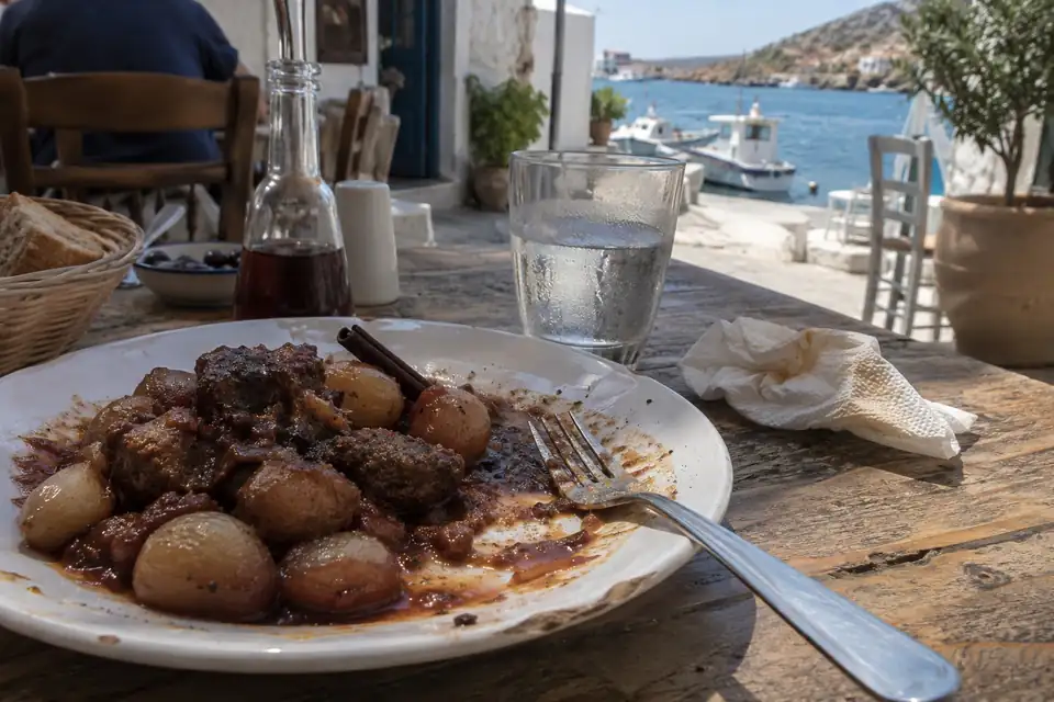 Beeld bij Stifado.